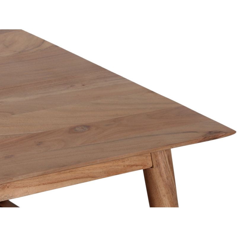 Wade Logan® Arlyssa Coffee Table &amp; Reviews | Wayfair intended for Arlyssa Solid Wood Coffee Table