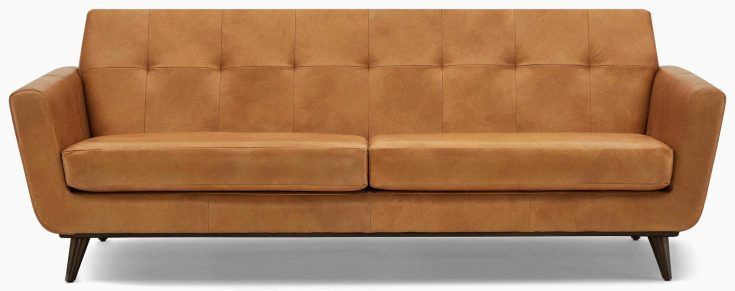 11 Of The Best Mid Century Modern Leather Couches | Create And Find with regard to Beyond the Surface Exploring the Craftsmanship of a 100.5"W Leather Sectional