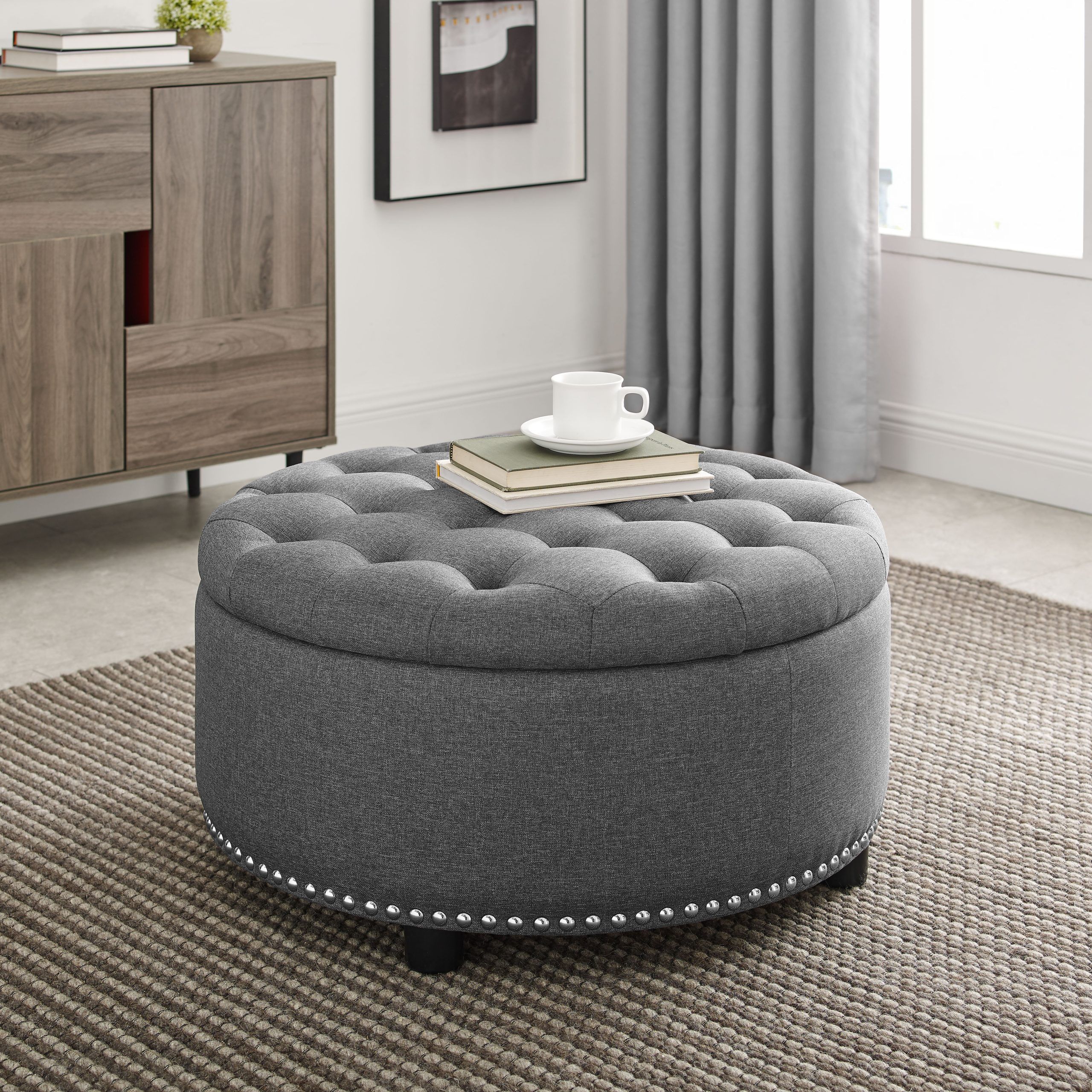 15 Collection Of Gray Ottomans for Maintaining and Caring for Your Capri Ottoman
