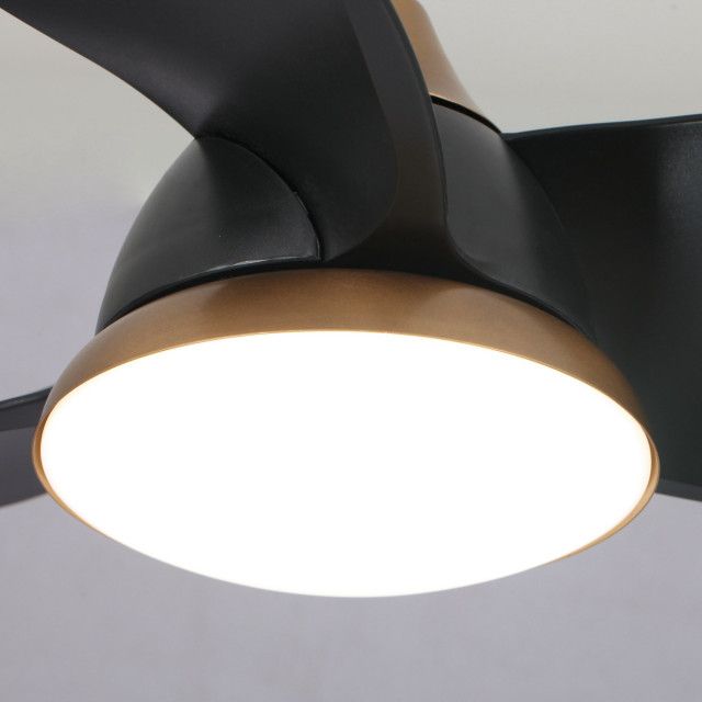 28 In. Indoor Modern Integrated Led Ceiling Fan With Remote Control And ... in Optimizing Airflow Exploring the Efficiency of Your 28-inch Ceiling Fan