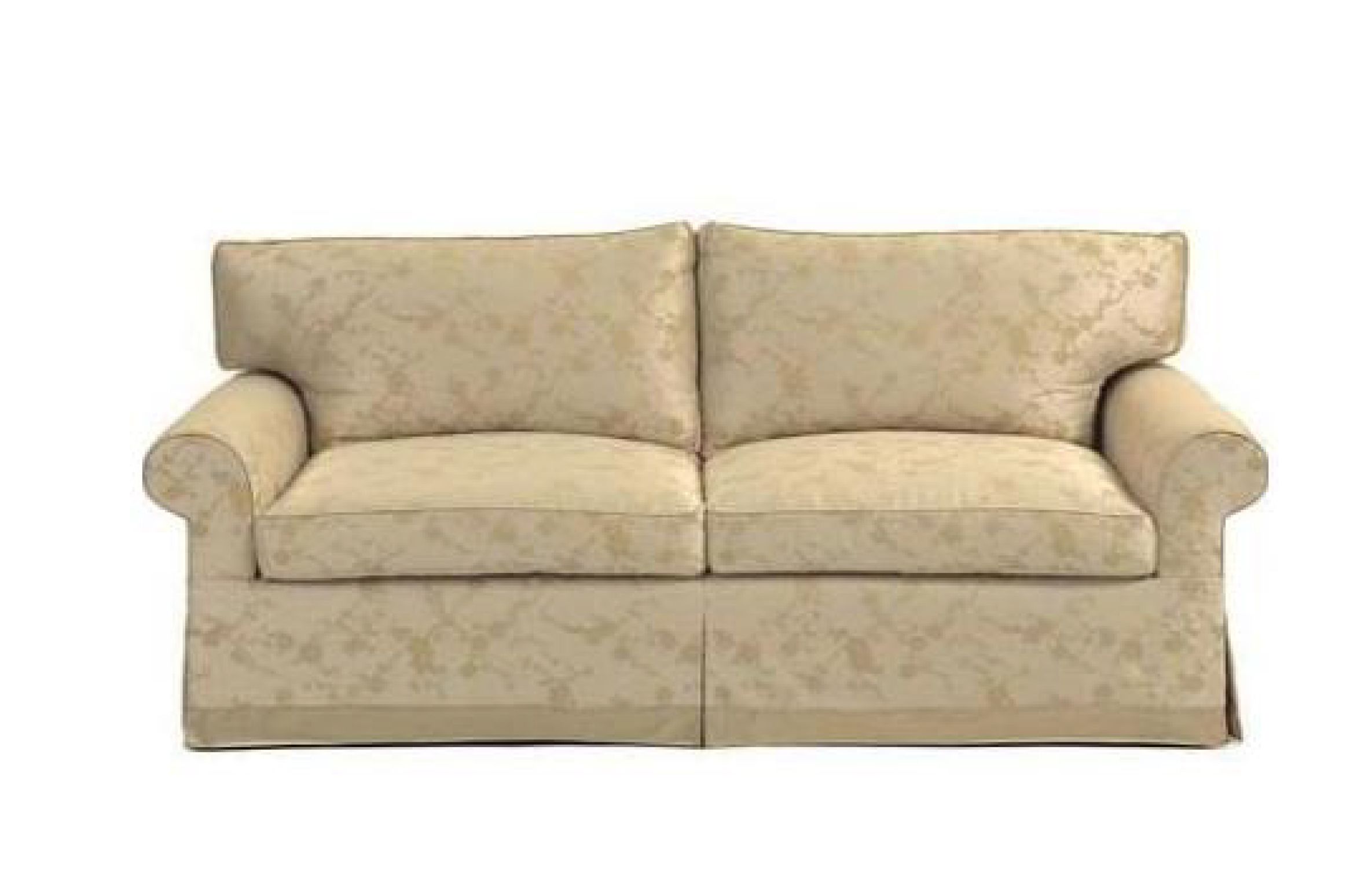 3124-84 Bernard Sofa - Nancy Corzine regarding Bernard Sofa, Ivory, Gold