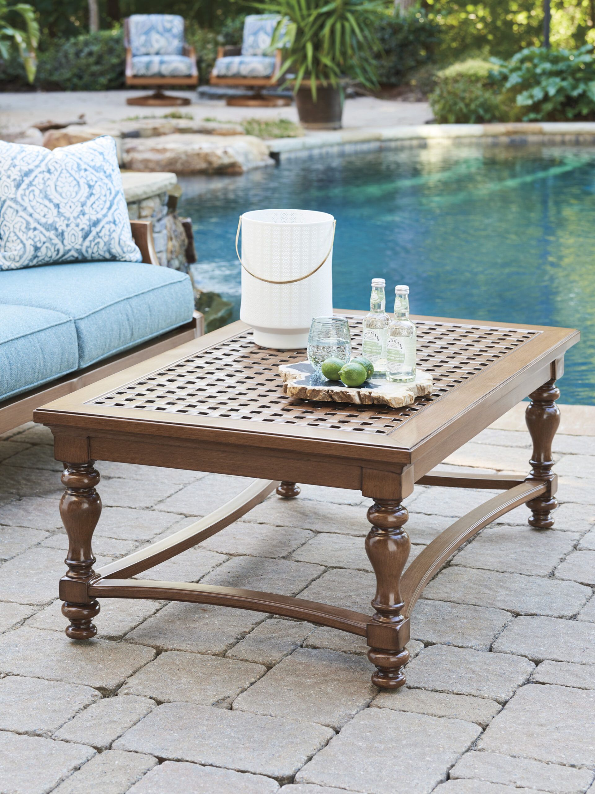 3935-945 | Rectangular Cocktail Table | Harbor Isletommy Bahama in Del Mar Rectangular Cocktail Table