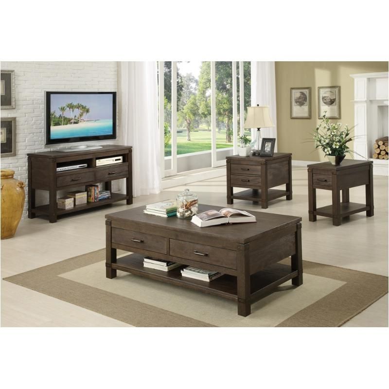 84502 Riverside Furniture Promenade Rectangular Cocktail Table within Promenade Rectangular Cocktail Table