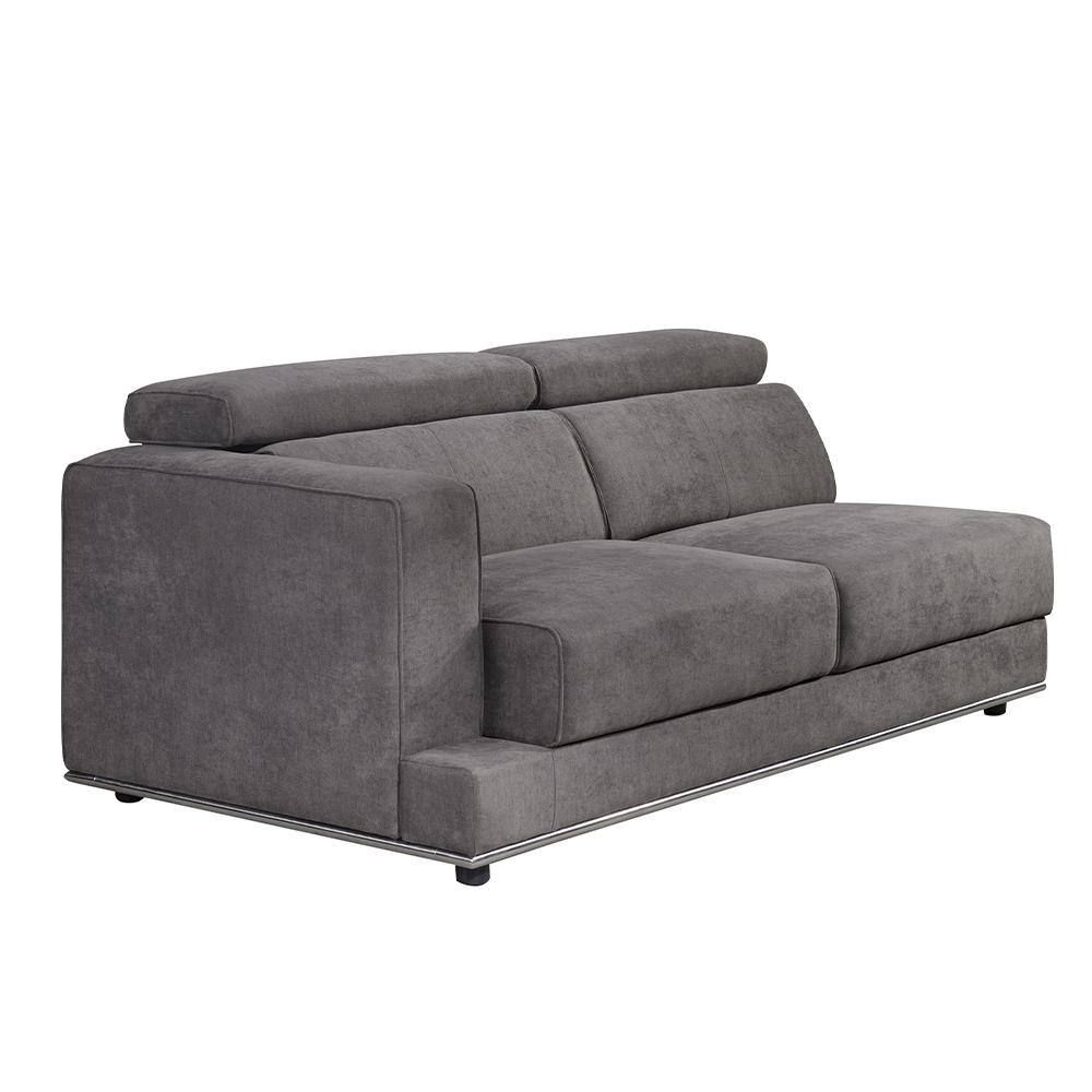 Acme Furniture Alwin 41 In. Straight Arm 1-Piece Linen Modular ... intended for ACME Dalya Sofa Gray Linen: A Buyer's Handbook for Informed Decision-Making
