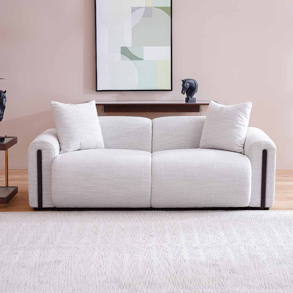 Aiman 3-Seater Luxury Sofa - Behome Furniture with regard to Grey Matters Choosing the Perfect Sofa for Your Living Space