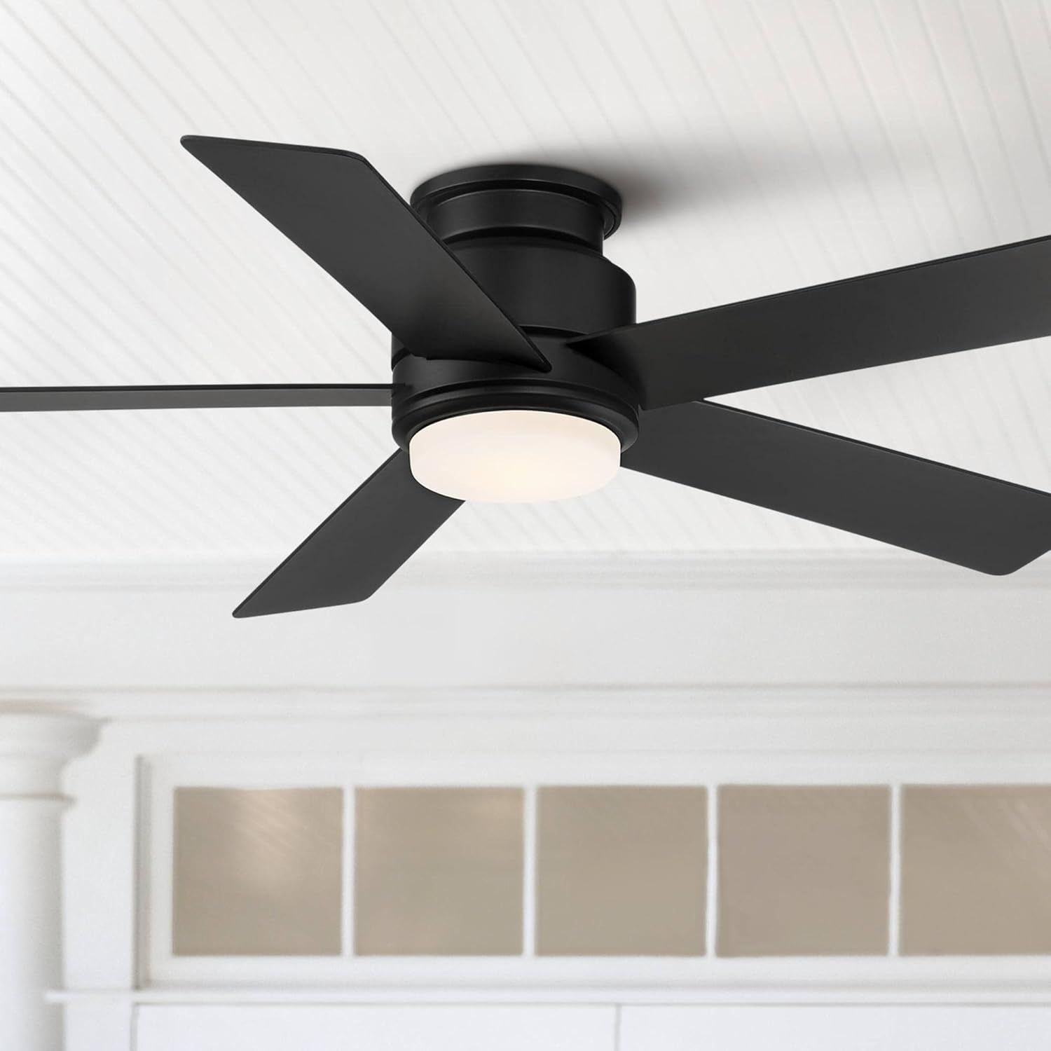 Amazon.com: Casa Vieja 52" Grand Palm Modern Outdoor Hugger Ceiling Fan ... regarding Smart Home Integration Guide Connecting Your CARRO Ceiling Fan