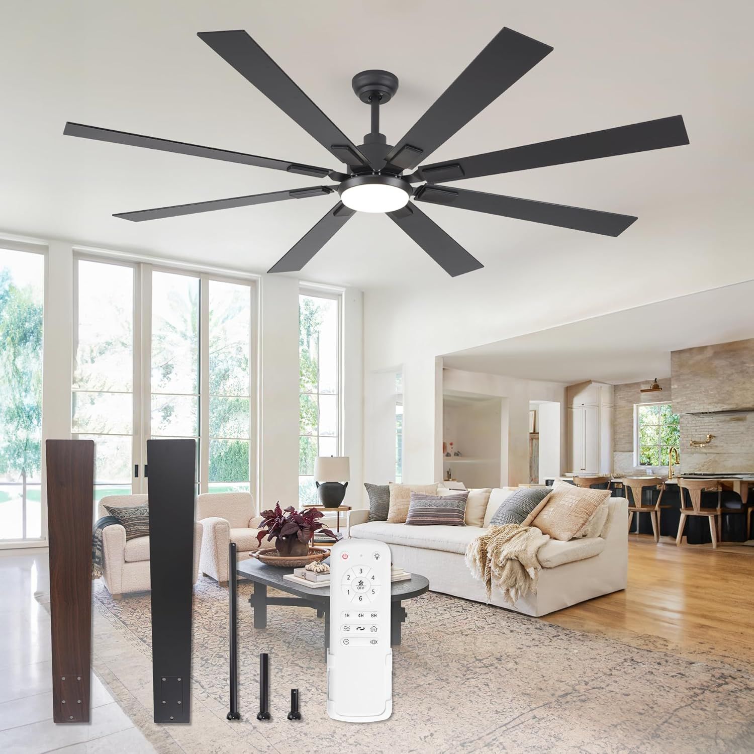 LED Light Integration for Ceiling Fans Exploring Efficiency and Illumination Options