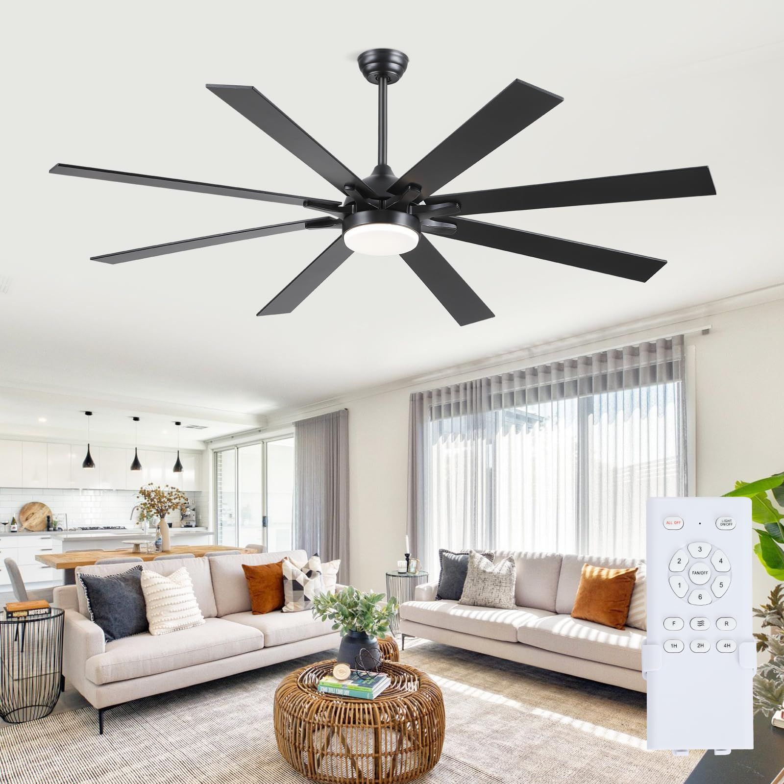 Auction Detail inside LED Light Integration for Ceiling Fans Exploring Efficiency and Illumination Options