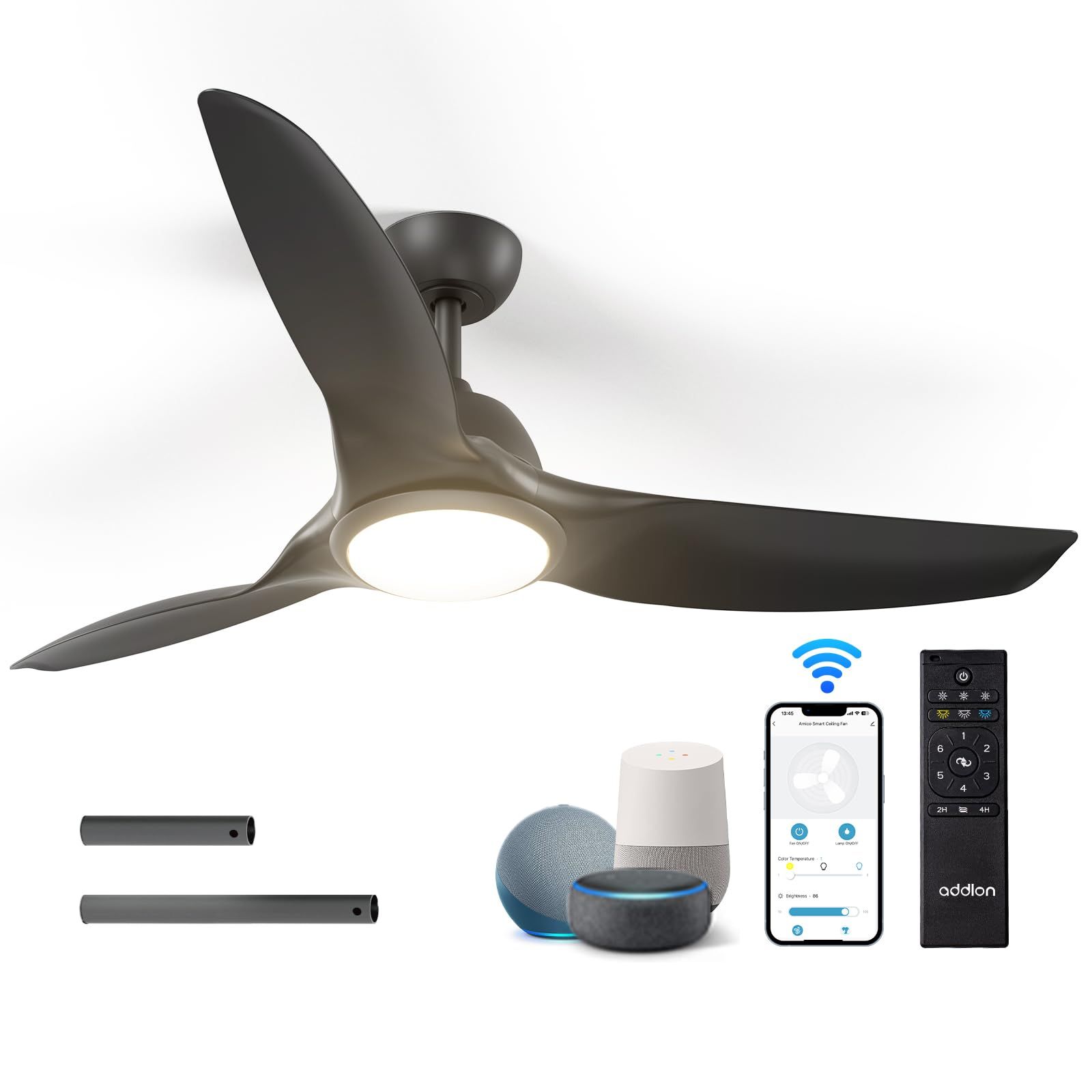 Auction Detail with Maximizing Energy Efficiency with Your 52 Inch Black Crystal Smart Ceiling Fan