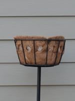 Baskets On Posts Details - Pamela Crawford within Border Column With Metal Post For Use With Pamela Crawford Baskets