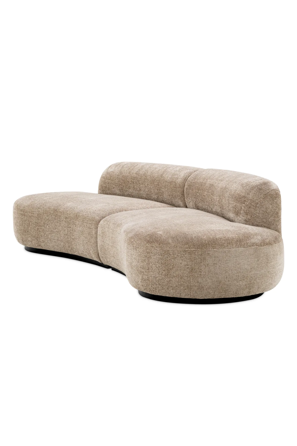 Beige Curved Modern Sofa | Eichholtz Bjorn | Modern Sofa, Sofa, Florida ... for The Elegance of Beige Sofas Exploring Versatile Design Possibilities