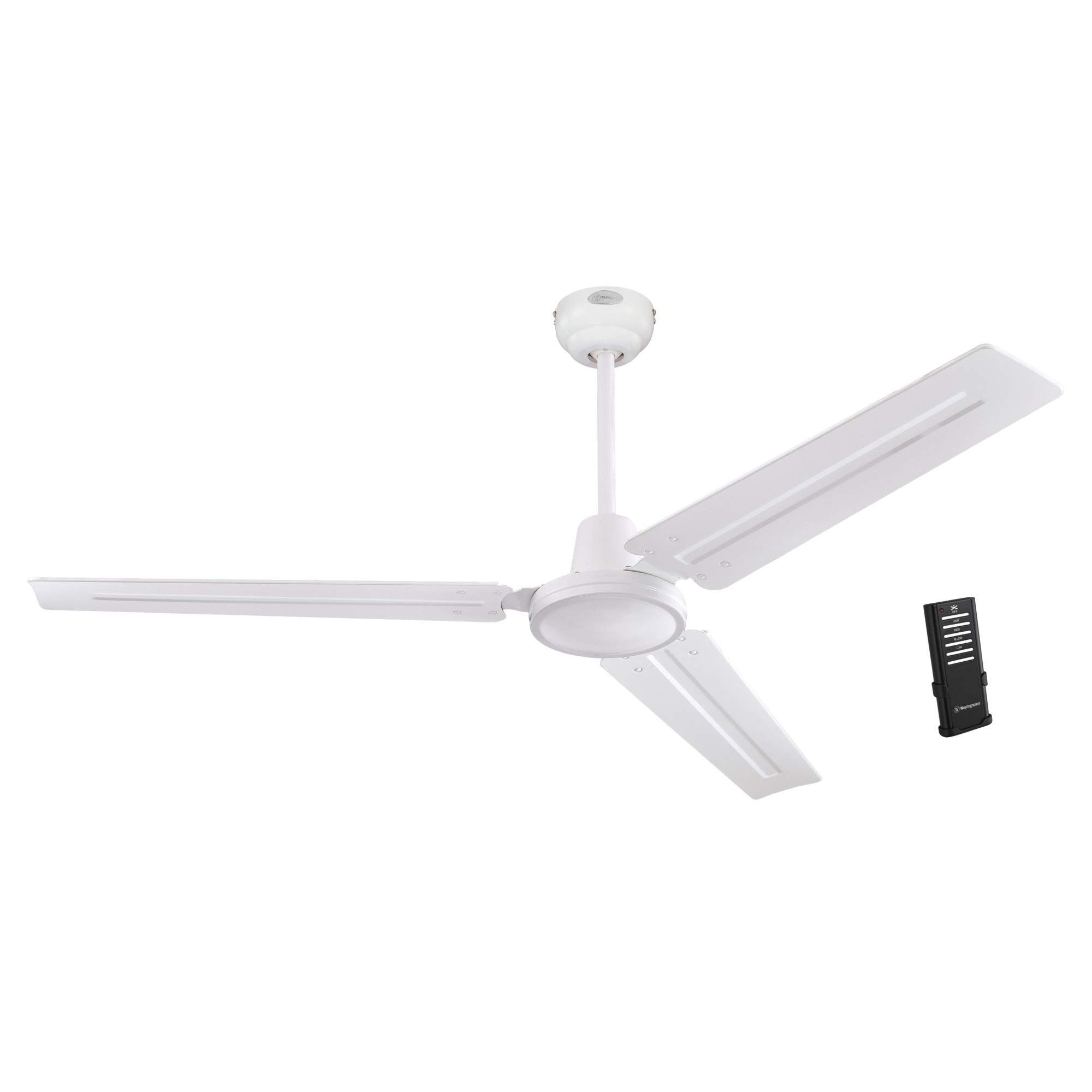 Buy Westinghouse Lighting 7237900 Jax, Modern Industrial Style Ceiling ... intended for The Ultimate Guide to Choosing a White Ceiling Fan