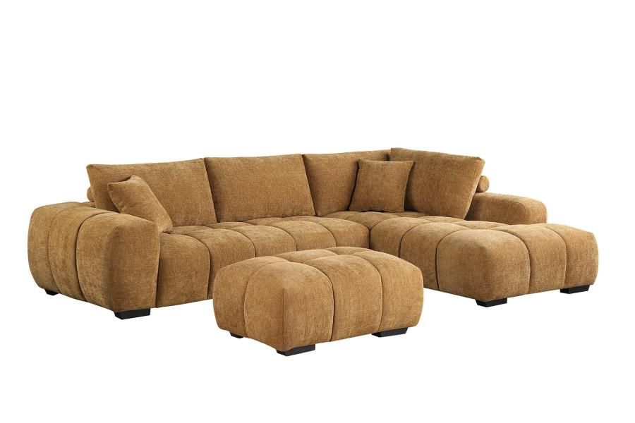 Camacho Amber Upholstered Sectional Sofa Collection - Las Vegas ... with regard to The Art of Arranging Your Camacho Sectional Maximizing Functionality and Style