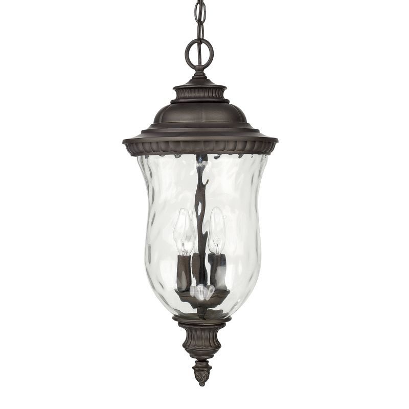 Capital Lighting 9786Ob Old Bronze Ashford 3 Light Outdoor Pendant ... for Renford 8" Wide 3-Light Outdoor Pendant, Architectural Bronze