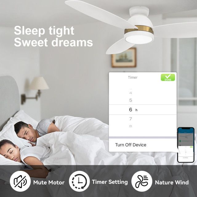 Carro 48&quot; Flush Mount Ceiling Fan With Dimmable Led Light And Remote ... regarding Illuminating Your Space A Deep Dive into the CARRO 48&amp;quot; Flush Mount Ceiling Fan