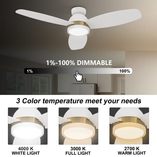 Illuminating Your Space A Deep Dive into the CARRO 48" Flush Mount Ceiling Fan