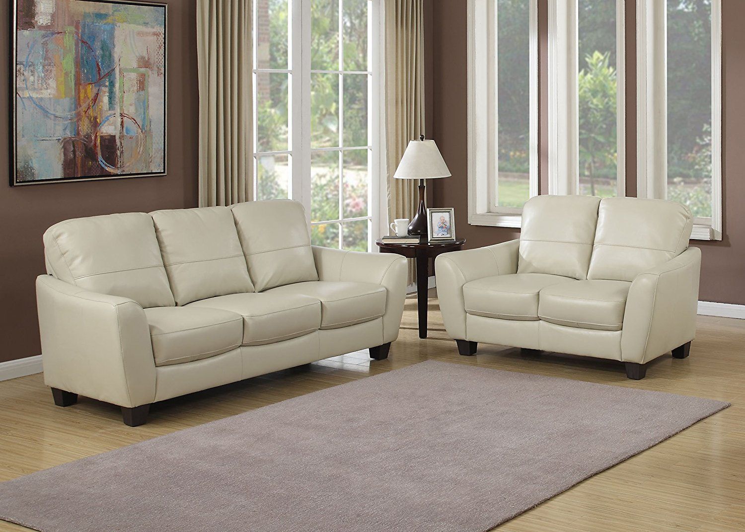 Christies Home Living Transitional Stationary Beige Living Room Sofa ... throughout Creating a Cohesive Decor Scheme with the Keinisha Transitional Sofa