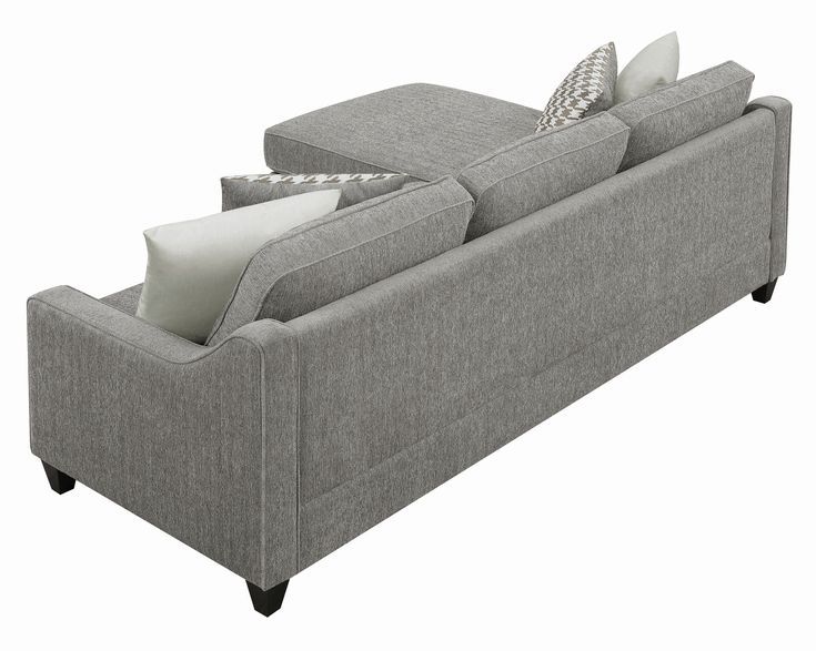 Coaster Mcloughlin Gray Sectional Sofa 502717 | Comfyco | Grey ... in Coaster McLoughlin Sectionals in Real Homes Inspiring Decor Ideas