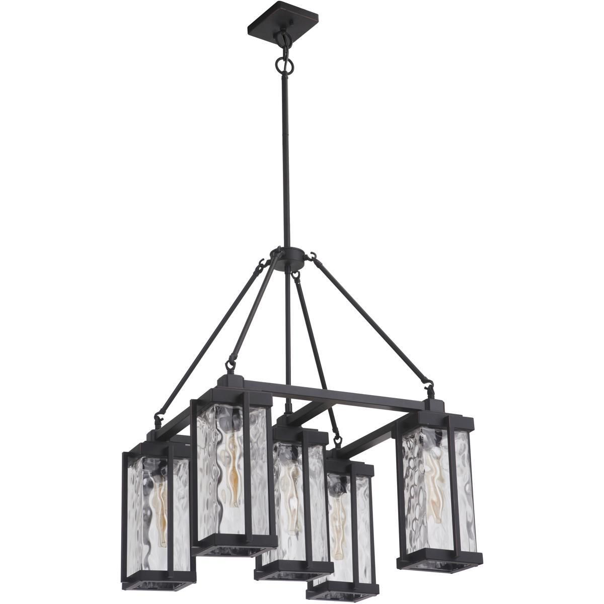 Craftmade 54125-Obg Pyrmont Outdoor Pendant Or Chandeller Oiled Bronze ... with The Union 5 Light Chandelier A Timeless Choice for Your Outdoor Decor
