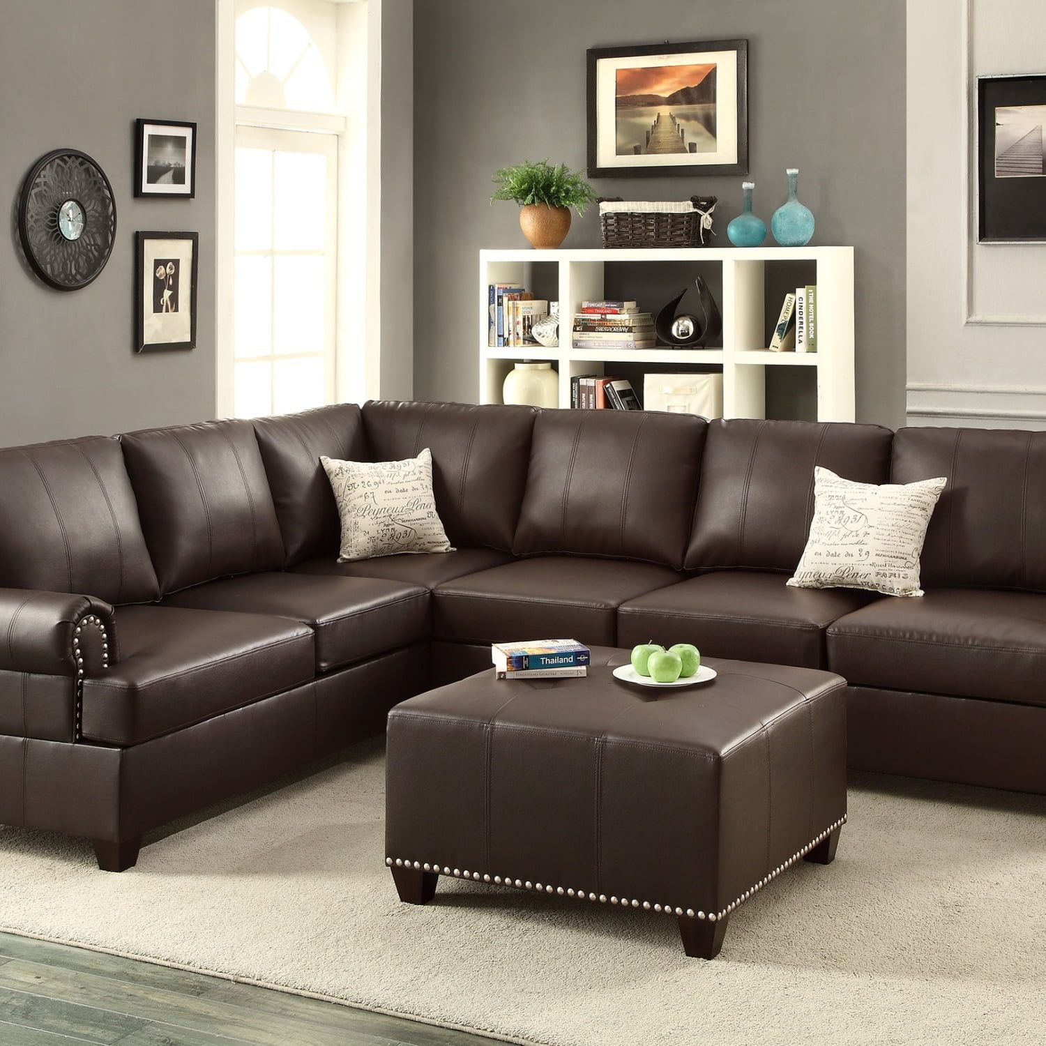 Experience Luxurious And Elegant Comfort With This Contemporary Black 3 ... regarding Unveiling the Comfort and Style of the Benzara BM168670 Sectional A Deep Dive