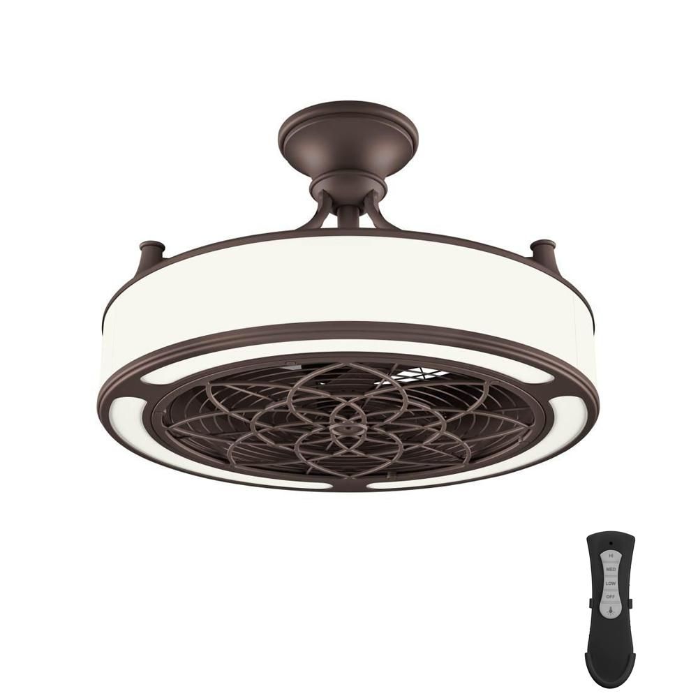 Fabulous Fandeliers - Unique Ceiling Fan Chandeliers For Every Room In ... throughout 31 In Oil Rubbed Bronze Bladeless Fandelier Ceiling Fan With Remote Control