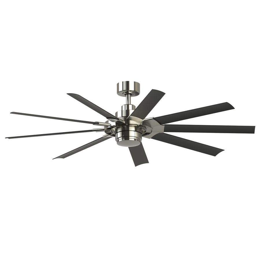 Fanimation Studio Collection Slinger V2 72-In Brushed Nickel Led Indoor ... for Enhancing Your Living Space Integrating a Ceiling Fan with Your Home Decor