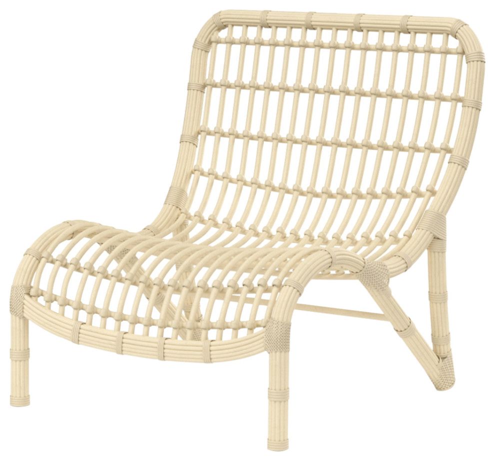 Farro Armless Club Chair - Tropical - Outdoor Lounge Chairs - By Sunset ... with Farro Ottoman