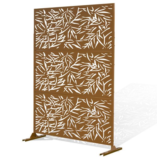 Transforming Your Outdoor Space with a Bamboo Leaf Metal Privacy Screen