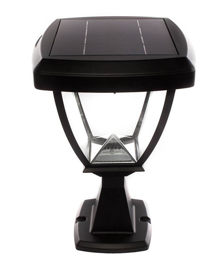 Gama Sonic Inversee Solar Light - Wall / Pier / 3 Inch Fitter Mount inside Solar Light For Wall Or Pier