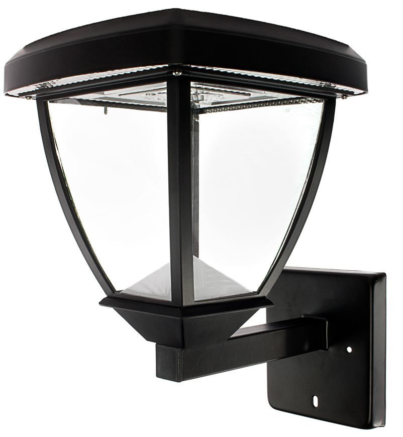 Gama Sonic Inversee Solar Light - Wall / Pier / 3 Inch Fitter Mount intended for Solar Light For Wall Or Pier