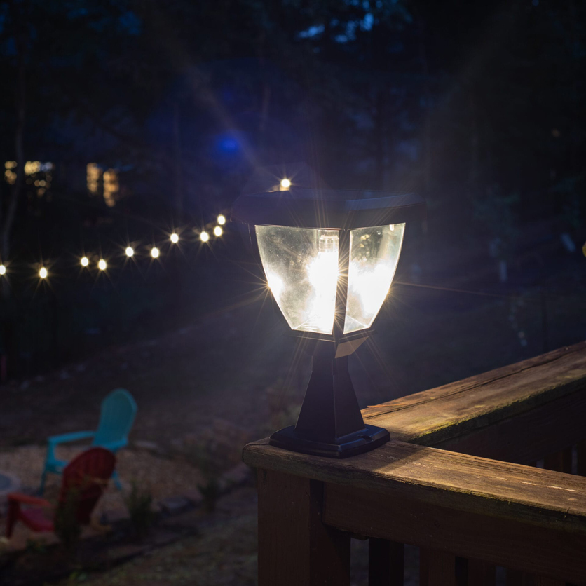 Gama Sonic Inversee Solar Light - Wall / Pier / 3 Inch Fitter Mount intended for Troubleshooting Common Issues with Your Solar Wall or Pier Lights