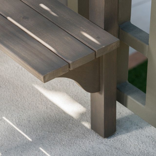 Gdf Studio 3-Piece Cassie Outdoor Acacia Wood Balcony Bar Set ... inside Finding the Right Fit Assessing the GDF Studio Cassie Barstool for Your Needs