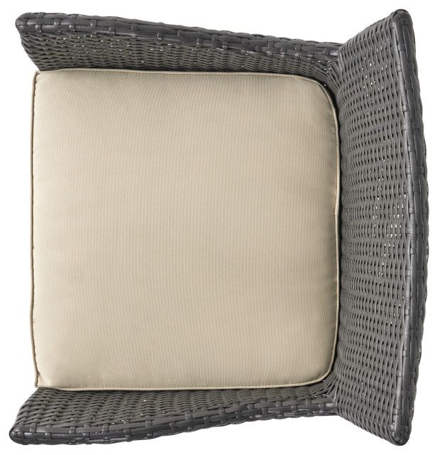 Gdf Studio Royer Outdoor Wicker Brown Swivel Barstool - Tropical ... for Beyond Aesthetics A Deep Dive into the Royer Barstool's Features