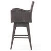 Gdf Studio Royer Outdoor Wicker Brown Swivel Barstool - Tropical ... throughout Gdf Studio Royer Outdoor Wicker Brown Swivel Barstool