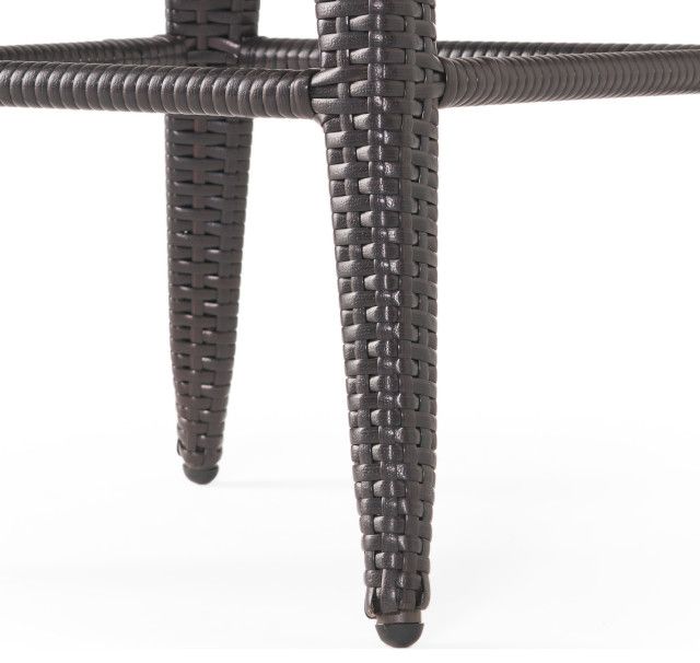 Gdf Studio Royer Outdoor Wicker Brown Swivel Barstool - Tropical ... within Beyond Aesthetics A Deep Dive into the Royer Barstool's Features