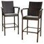 Gdf Studio Stewart Outdoor Brown Wicker Bar Stool, Set Of 2 - Tropical ... regarding Gdf Studio Stewart Outdoor Brown Wicker Bar Stool, Set Of 2
