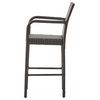 Gdf Studio Stewart Outdoor Brown Wicker Bar Stool, Set Of 2 - Tropical ... within Building the Perfect Outdoor Bar Considerations Beyond the Stool