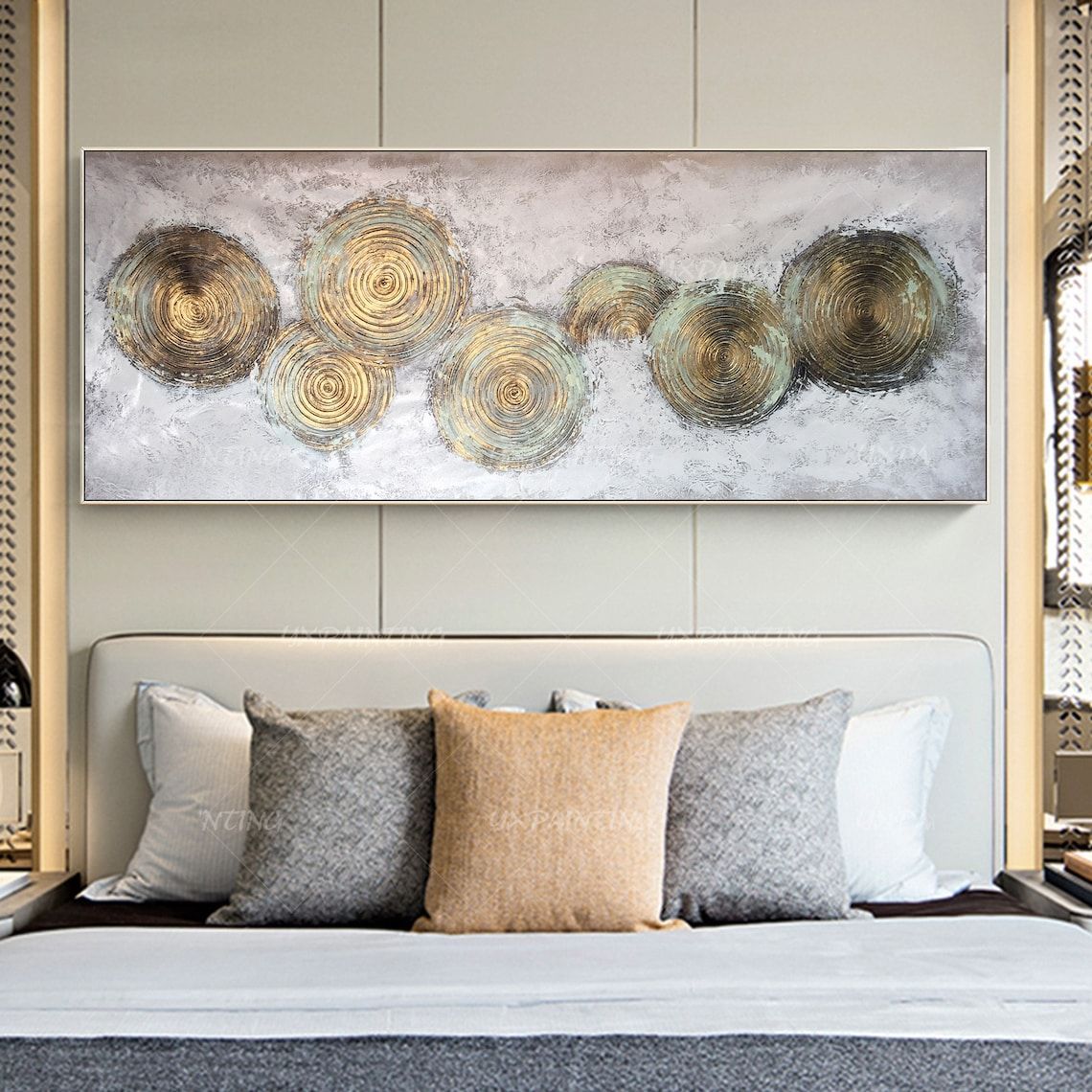 Gold Art Framed Wall Art Abstract Acrylic Paintings On Canvas - Etsy intended for Finding the Perfect Elias Piece A Guide to Materials, Styles, and Placement