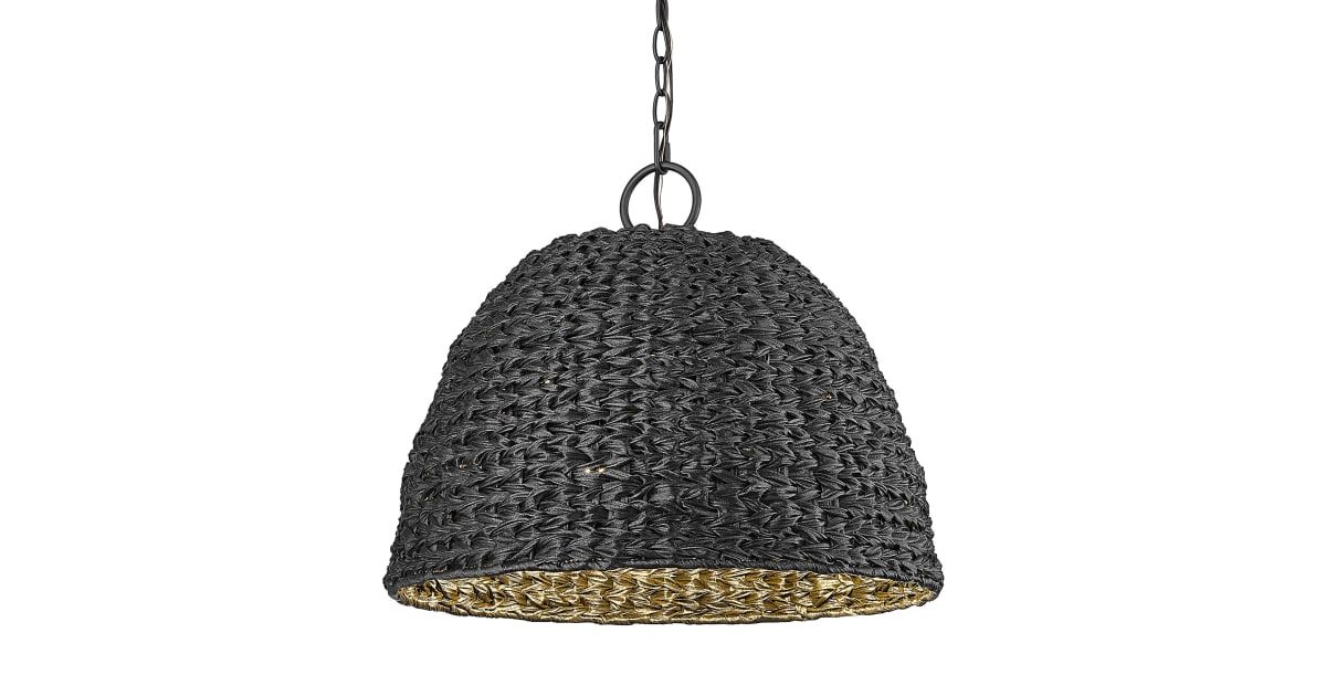 Wicker Wonders Exploring Silken Black and Its Place in Outdoor Lighting