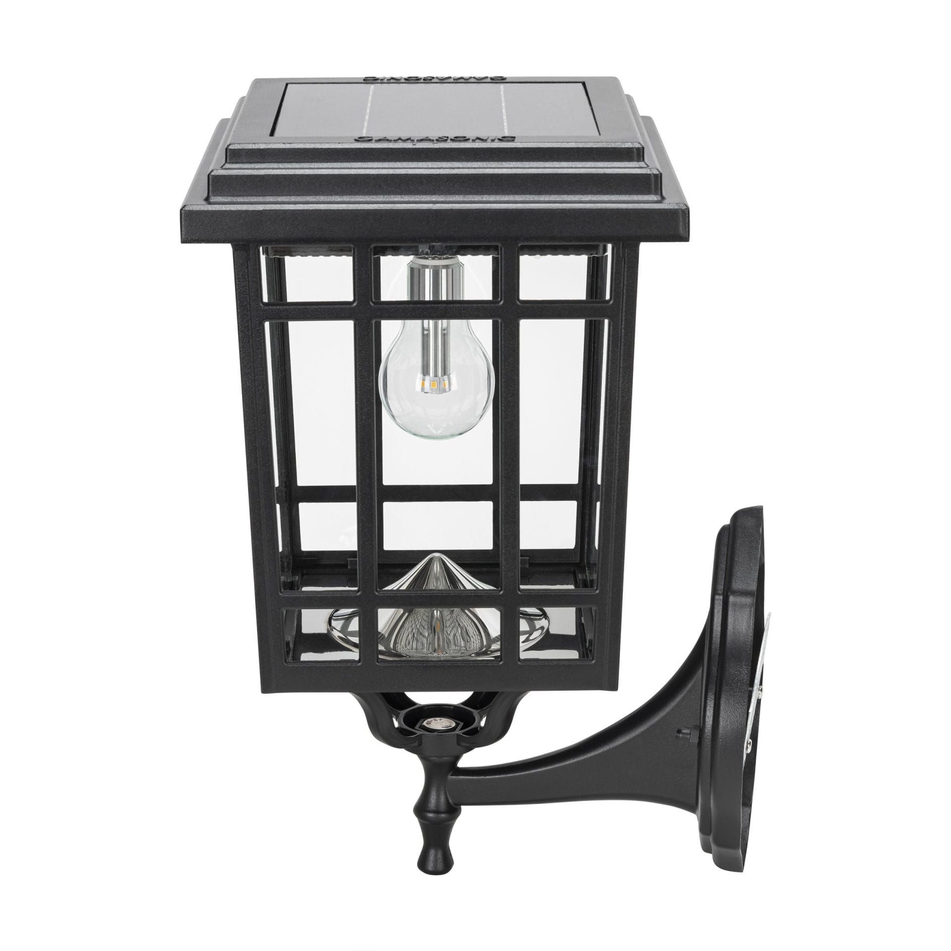 Grand Prairie Bulb Solar Light - Wall/Pier/3" Fitter Mounts - Gamasonic Usa intended for Solar Light For Wall Or Pier