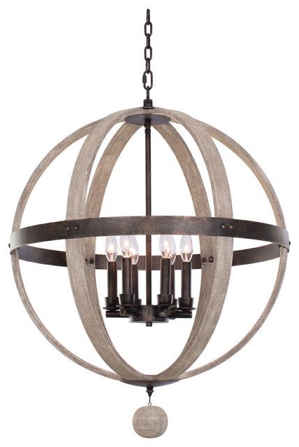 Harper 25X32" 6-Light Farmhouse Large Pendants By Kalco - Farmhouse ... throughout Mastering the Installation of Your Kalco Somers 6-Light Pendant A Step-by-Step Approach