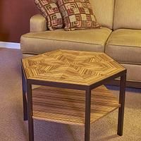 Hexagonal Cocktail Table - Woodworking Project By Ron Stewart - Craftisian inside South Beach Hexagonal Cocktail Table