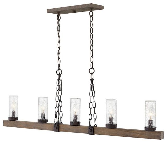 Hinkley Lighting 5 Light Sawyer Outdoor Hanging, Sequoia 29205Sq-Ll ... with Sawyer 15-Light Outdoor Chandelier In Sequoia