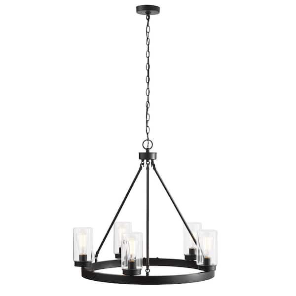 Home Decorators Collection Arbeth 5-Light Bronze Outdoor Chandelier ... within The Union 5 Light Chandelier A Timeless Choice for Your Outdoor Decor