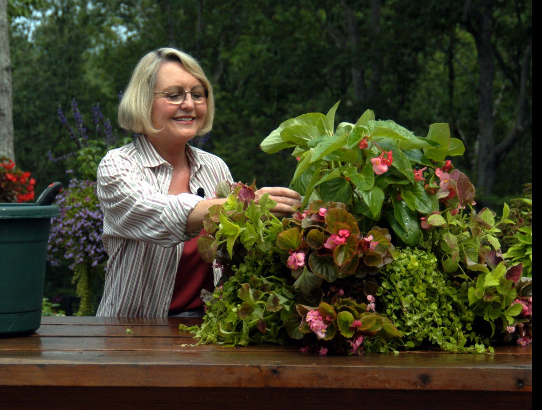 How To Plant A Spectacular Basket (Video, 3:08) throughout Pamela Crawford Side Planting Baskets