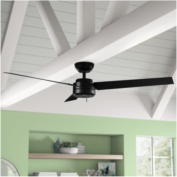 Hunter Cassius 52" Matte Black Ceiling Fan | Platinum Imports Inc ... pertaining to Understanding the Hunter 59263 Cassius Ceiling Fan Inside and Out