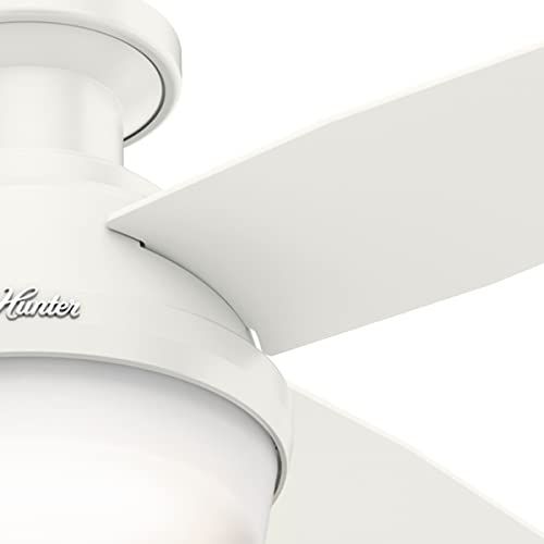Hunter Fan Dempsey Low Profile Indoor Ceiling Fan With Led Light And ... with Remote Control Mastery Maximizing the Functionality of Your Hunter Dempsey Fan