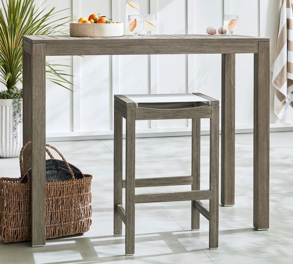 Indio Fsc® Eucalyptus &amp; Mesh Bar &amp; Counter Stools, Sets Of 2 | Pottery Barn for Eucalyptus Stools Set of 2 Understanding the Benefits for Your Space