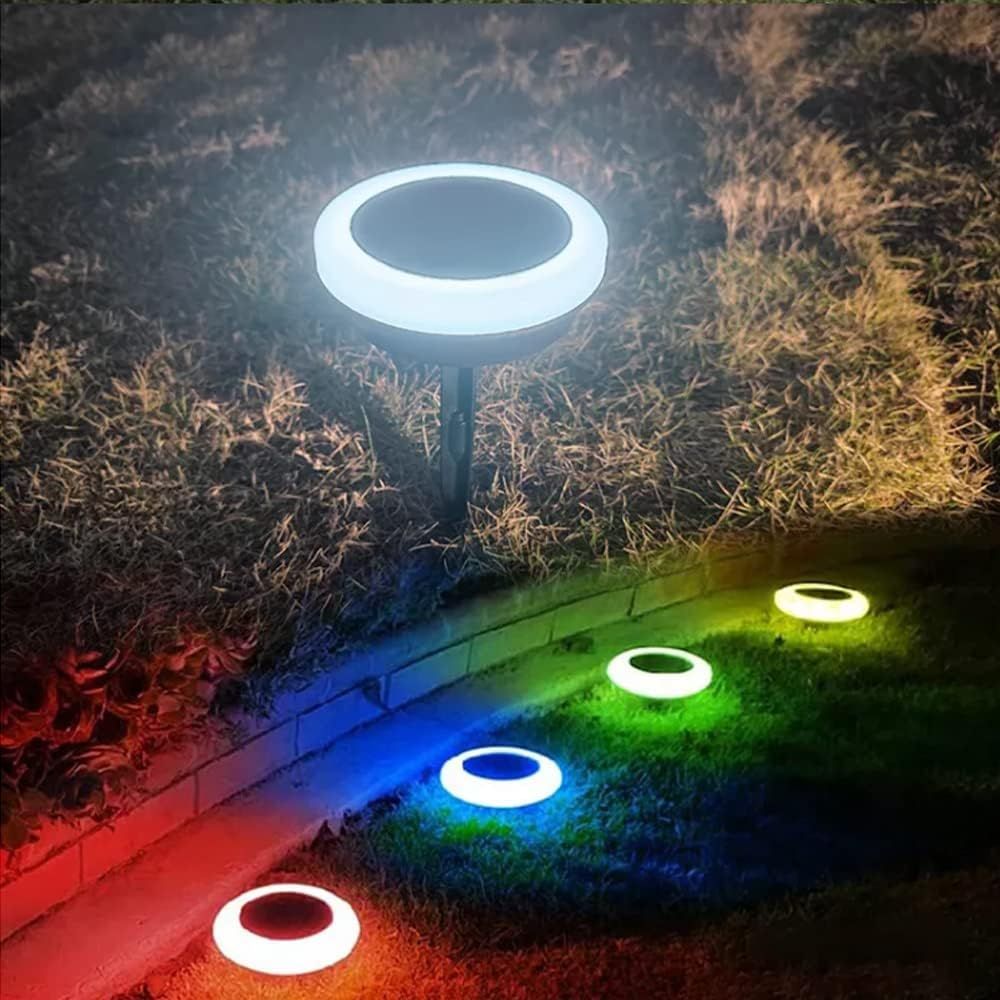 Iztoss Solar Ground Lights Outdoor Multi-Color Pathway Lights ... pertaining to Maximizing Efficiency with Solar Multicolor Lights A Practical Guide