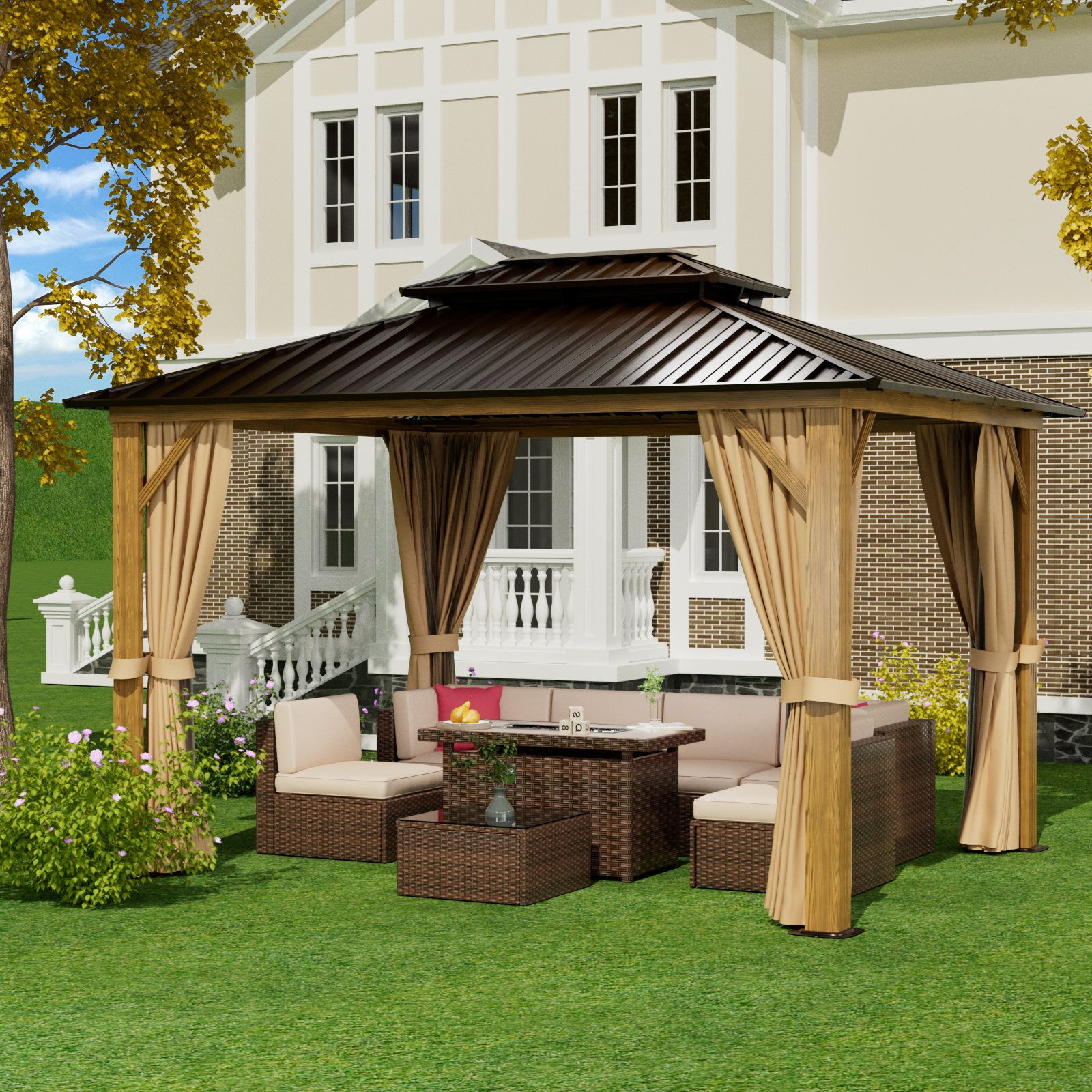 Understanding the Design and Benefits of a 12Ft x 10Ft Cedar Gazebo